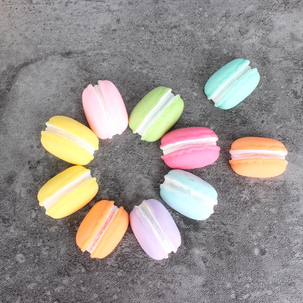 Resin Kitchen Fridge Sticker Macarons Cute Creative Magnetic Cartoon Design Memo Message Personality Home Decoration