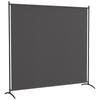 Single Panel Outdoor Screen, Room Divider 180H cm with UV30+ Protection, Dark Grey