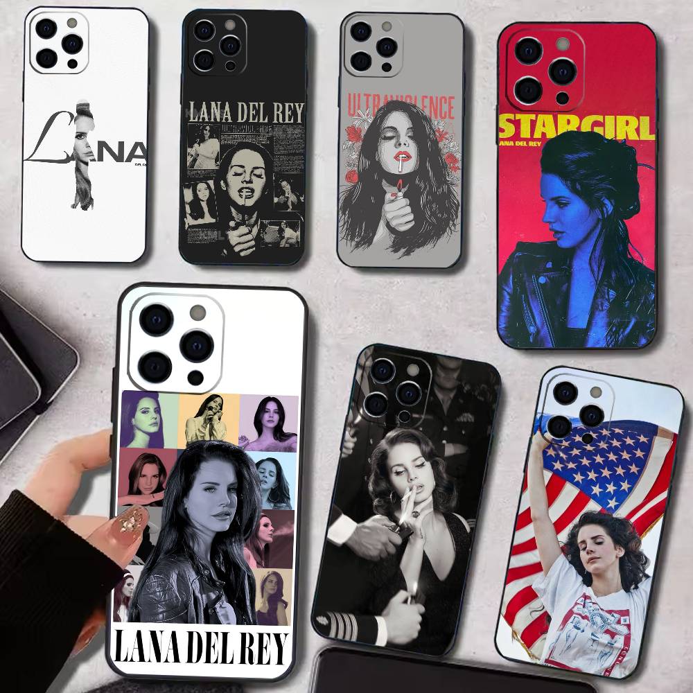 Чехол для телефона L-Lana del rey Певица Силиконовый Мягкий Для IPhone 17 16 15 14 13 12 11 X XR Plus Pro Max Plus