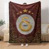 Aslanlar Galatasaray Blanket Ultra-Soft Suitable for Seaside Bed Chair Four Seasons Multipurpose Digital Print