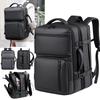 Расширяемый многосекционный дорожный рюкзак для ноутбука с возможностью нанесения логотипа на заказ