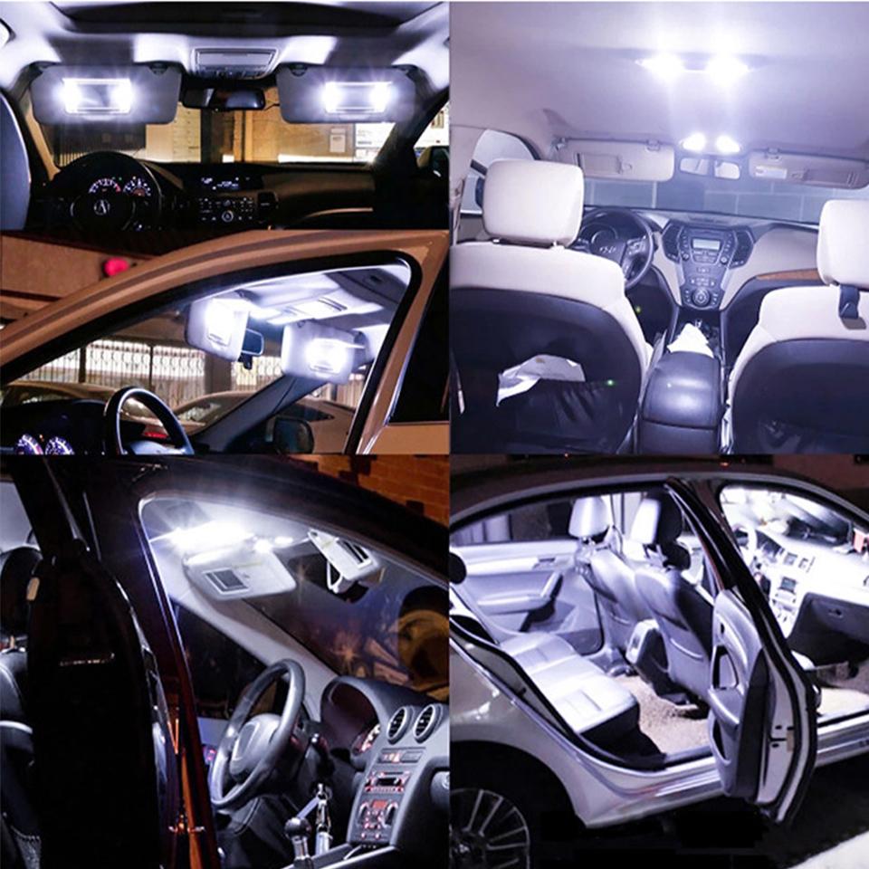 1x Светодиодная лампа C5W 1860 CSP для автомобиля, 31 мм, 36 мм, 39 мм, 41 мм, Festoon, лампа для чтения, салонный плафон, лампа багажника, 6000K, DC12V