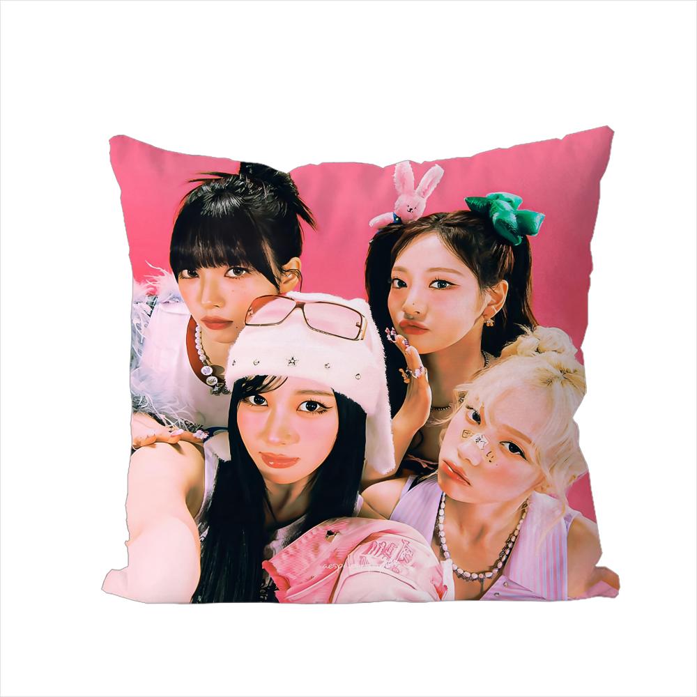 Kpopaespas Pillow Case For Car Sofa Decorative Home Doublesided Print Plush Square Throw Pillow Cushion Cover