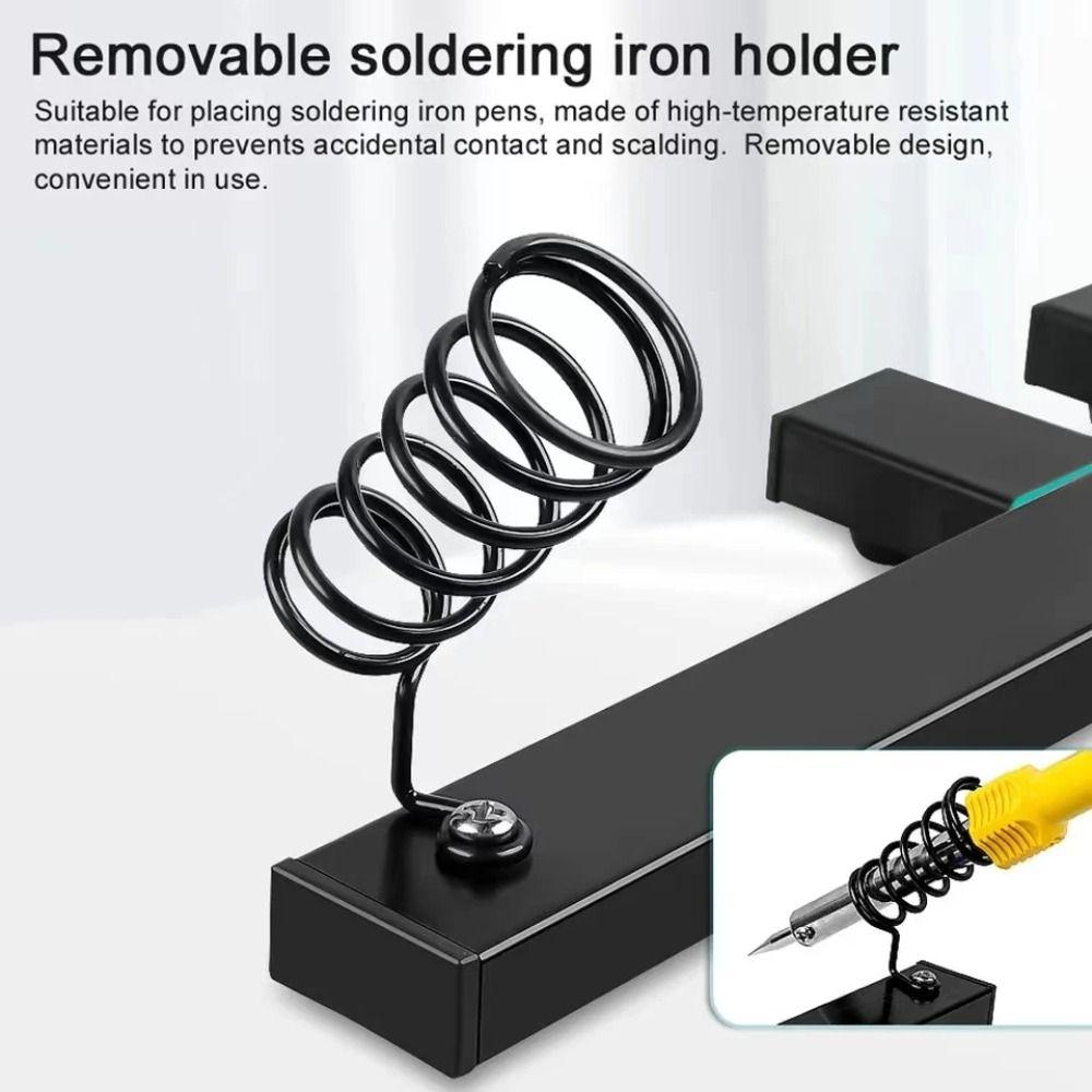 360 Degree Rotation PCB Holder Fastening Clamp Adjustable Circuit Board Holder Fixing Fixture Anti-slip Clamping Kit