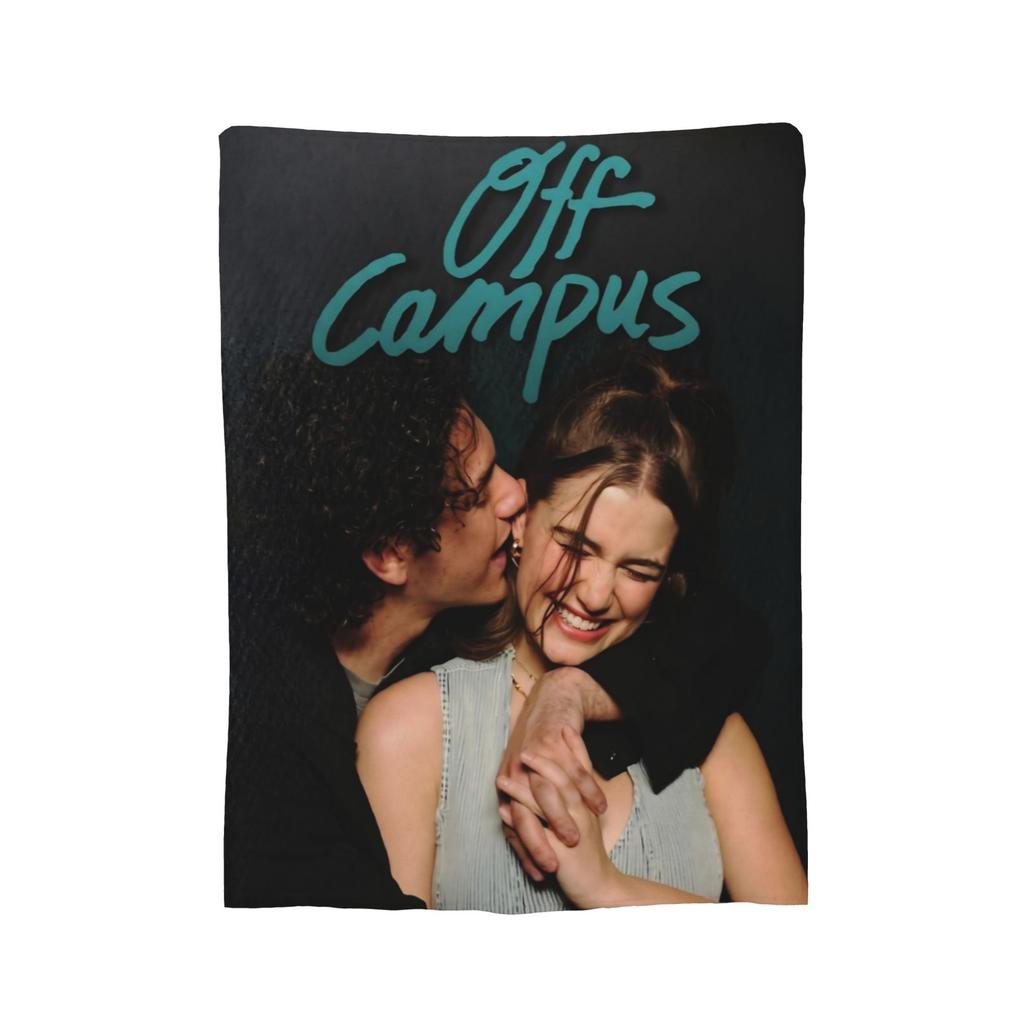 off campus Hannah and Garrett Blanket Cover Flannel Throw Blanket Bedding Couch Decoration Soft Warm Bedsprea,