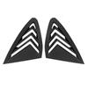 2Pcs Rear Side Window Louver Cover Left Right Rear Window Air Vent Scoop Shutter Cover Blind Replacement for GLC Coupe