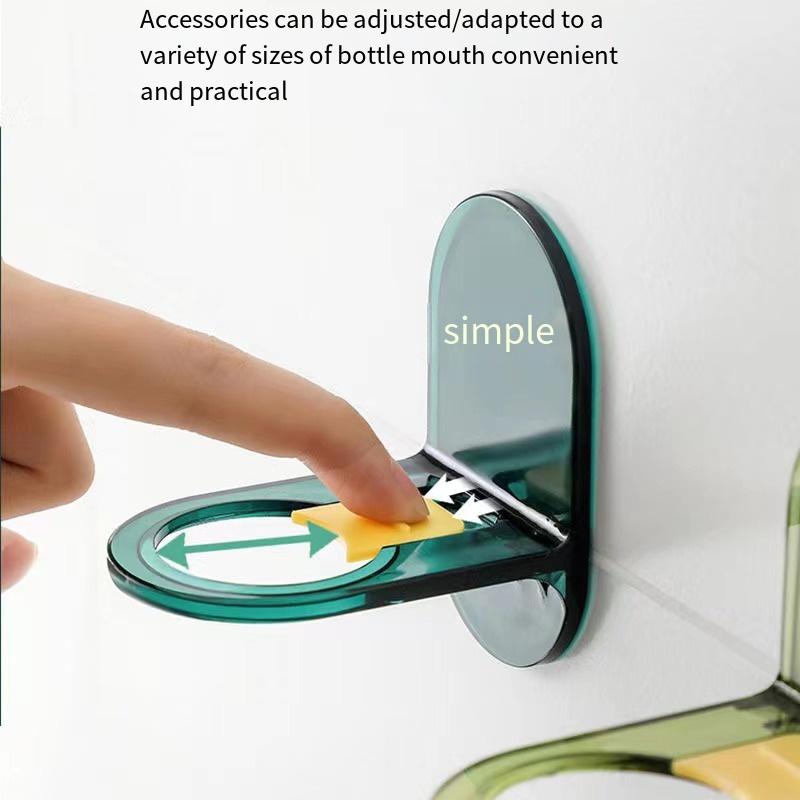 Toilet Bathroom Non Perforated Shower Gel Bracket Hanging Rack Shampoo Wall Mounted Light Luxury Bathroom Storage Rack