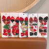 5Pcs Christmas Children's Hairpin Bangs Side Clip Girls Hairpin Little Girl Headdress Cute Hair Accessories Clip Does
