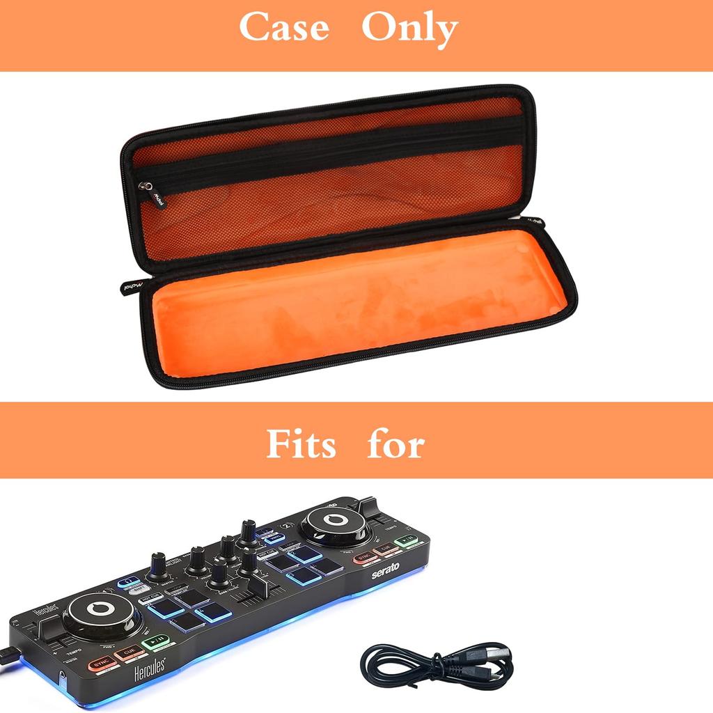 Mchoi Hard Portable Case Compatible with Hercules DJControl Starlight Pocket USB DJ Controller