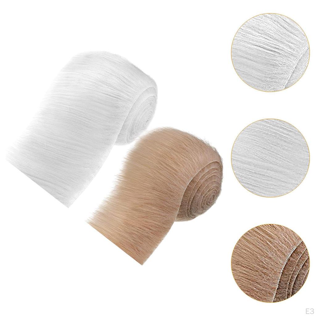 Материал из искусственного меха, товары для рукоделия, плюшевая лента, предварительно нарезанная полоска для рождественской елки, шляпы, обуви