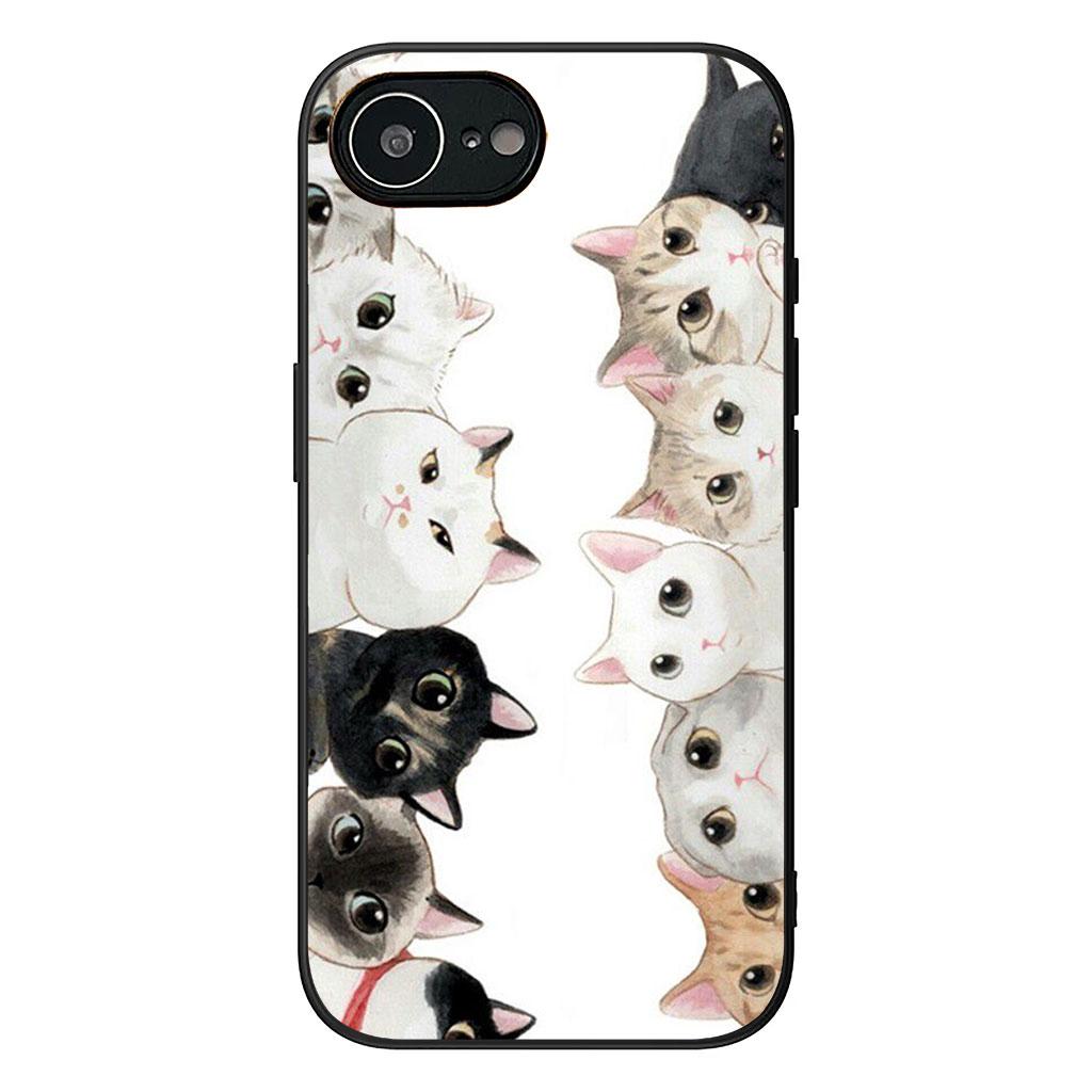 Чехол для Xiaomi Poco F7 F6 F8 Ultra F5 X7 X6 X5 X3 NFC M7 M6 Pro C85 C75 C65 C71 C61 Coque Чехол для телефона Кот Мяу Милый