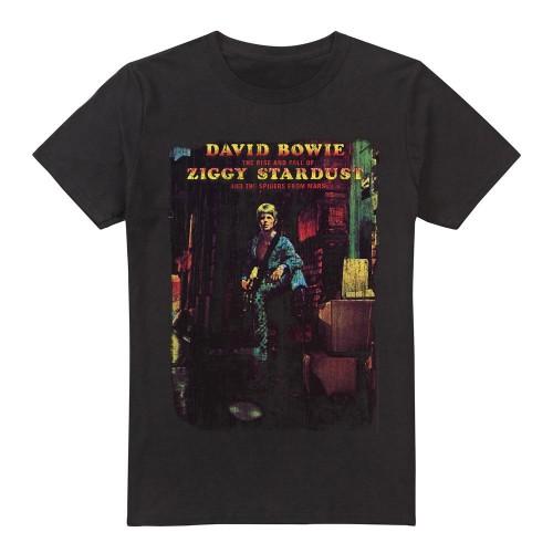 David Bowie Mens Ziggy Stardust Album T-Shirt