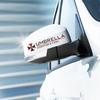 1 пара автомобильных зеркал заднего вида Umbrella Corporation, светоотражающие наклейки, украшение