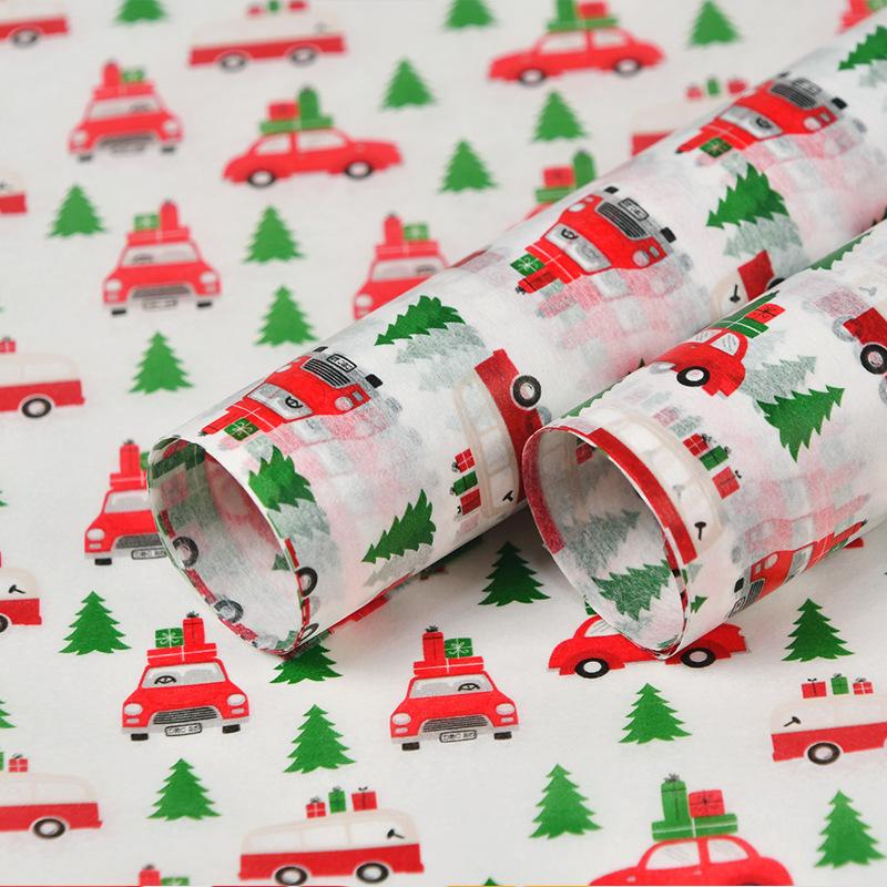 17g Printed Tissue Paper - Decorative Patterned Copy Paper For Gift Wrapping & Floral Packaging