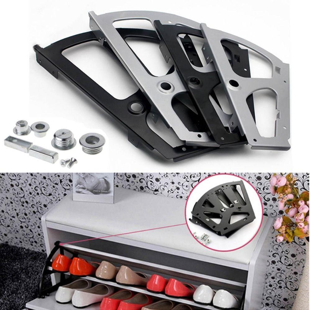 Stainless steel Shoe Cabinet Hinges Turning Rack Shoes Rack Fittings Shoes Rack  Home Shoes Drawer