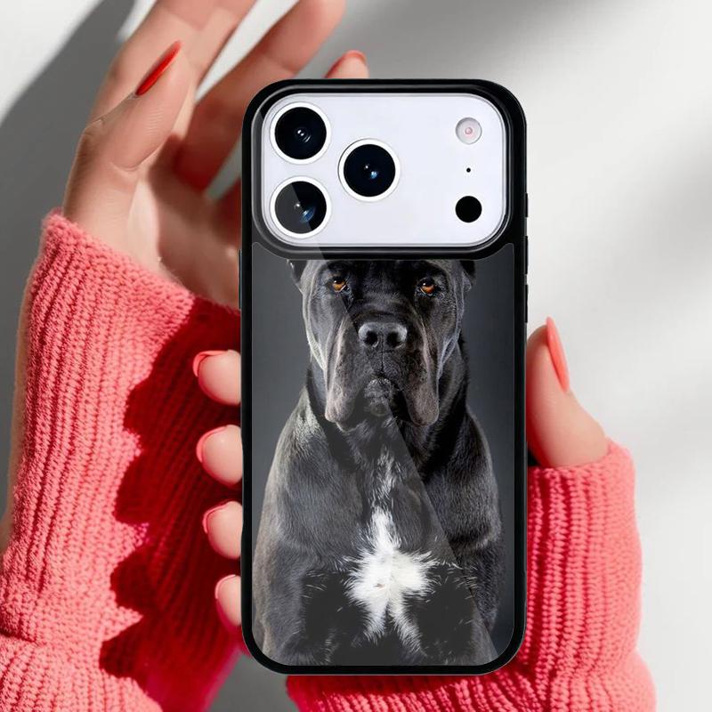 Итальянские собаки Кане-корсо мастиф Чехол для телефона для iPhone 17 16 15 14 13 Pro Max Задняя крышка для 12 11 Pro Coque