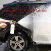 Пеногенератор для мойки автомобилей под высоким давлением с быстроразъемным соединением, насадкой веерного типа и емкостью для «снежной» пены