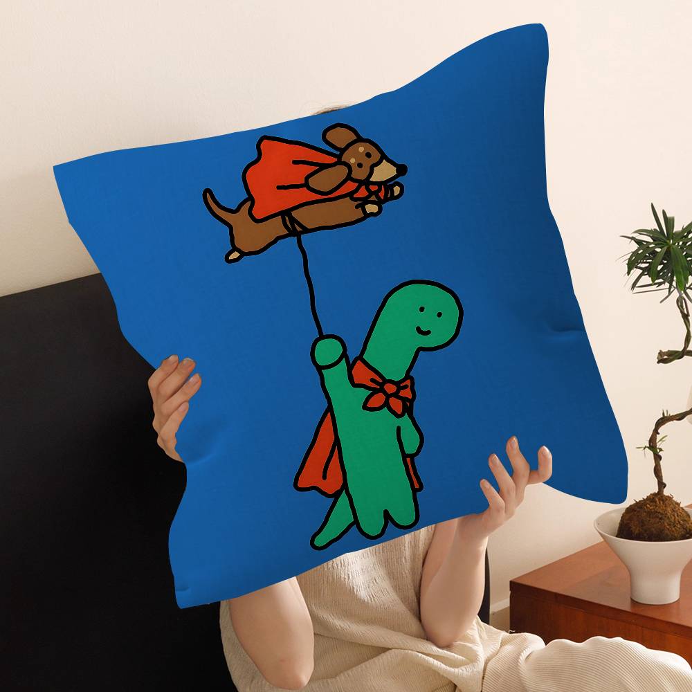 Cartoon J-Joguman Pillow Gift Home Office Decoration Bedroom Sofa Car Cushion Cover Case 45X45
