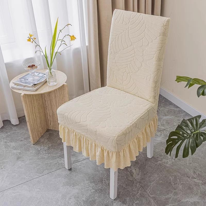 Эластичный чехол для стула, новый стиль, спинка, интегрированный, всесезонный, универсальный, набор подушек для сиденья обеденного стола, универсальный чехол для табурета