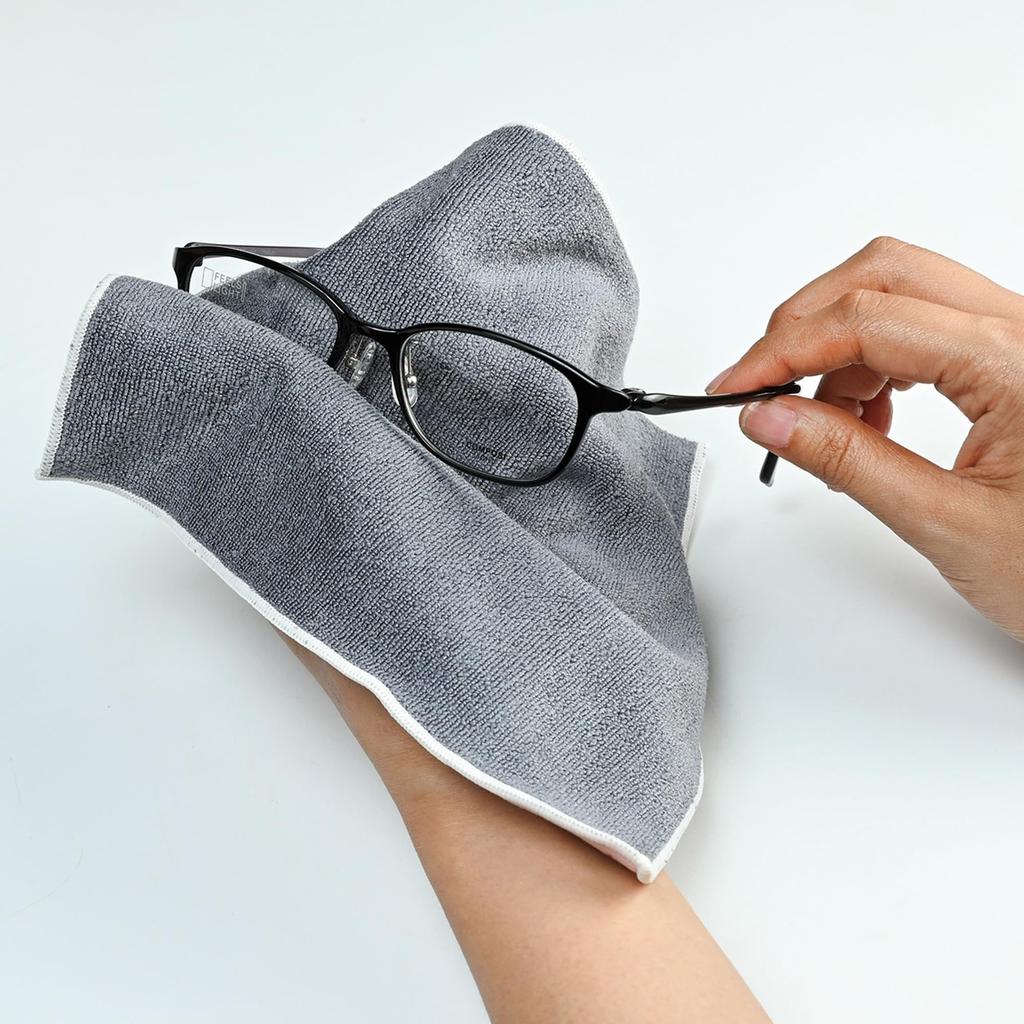 Салфетка для чистки очков Sanrio спереди и сзади 2way Dochimo Cute Character Rilakkuma Home Cafe 3390-02