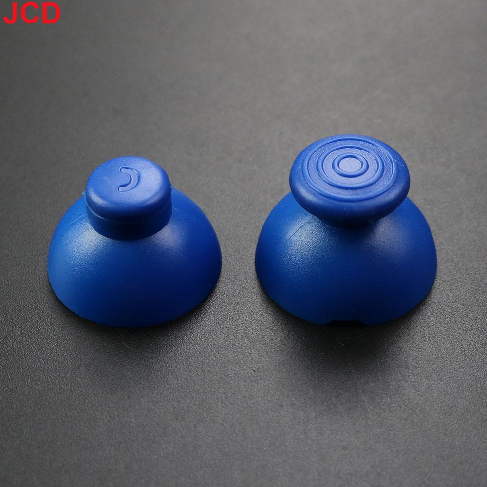 JCD 2pcs Left And Right 3D Analog Joystick Thumb Stick Silicone Cap For GameCube For NGC GC Controller Repair Part Replacement