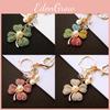Leaves Clover Four Keychain Bag Decoration Fashion Cars Metal Gifts Pendant