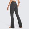 Женские эластичные леггинсы для йоги, фитнеса, бега, спортзала, спортивные брюки полной длины, расклешенные брюки