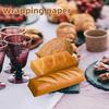 Подарочная упаковочная бумага в форме хлеба Крафт-бумага Рустикальные дизайны хлеба Маслостойкая Устойчивая к разрывам Кухонные принадлежности для DIY-вечеринки