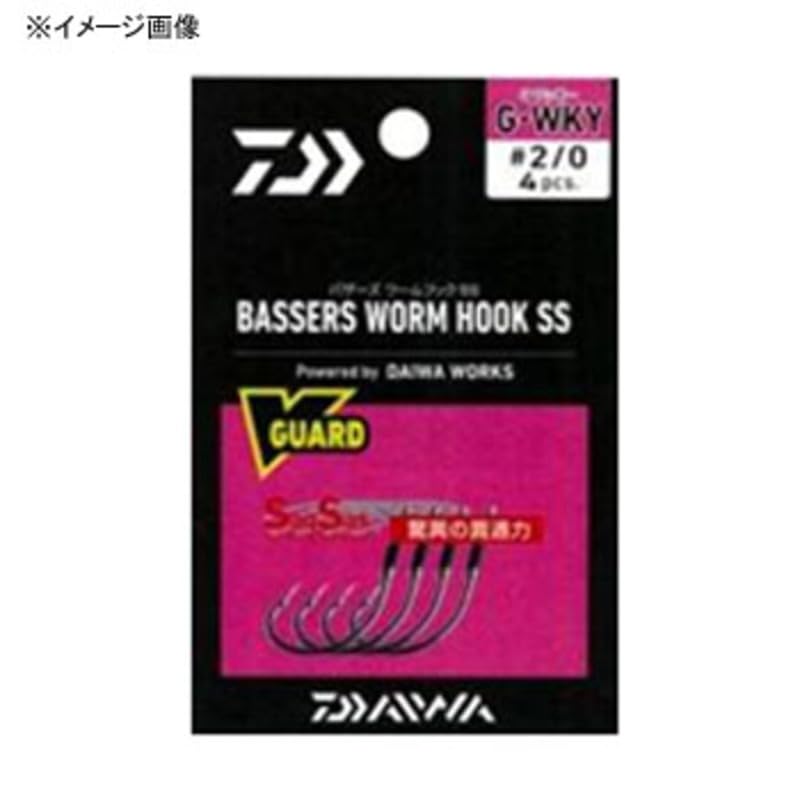 Daiwa Fishing Lure B Worm Hook 892766 SS-G-WKY #4