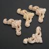 4 шт или 1 шт 4 см резьба по дереву угловая наклейка неокрашенная резная деревянная накладка аппликация рамка мебель дверца шкафа стиль