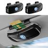 Hub Caps Car Sunglass Holder Case Glasses Clip Sun Visor Organizer Accessories For Volkswagen VW Golf 4 6 7 GTI Tiguan Passat B5