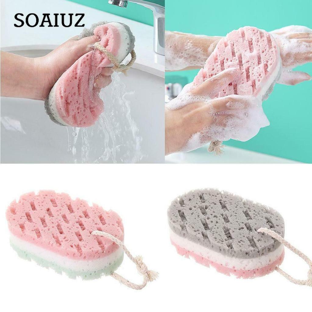 Soft Exfoliating Body Skin Bath Supplies Brush Cleaning Scrub Sponge Brush