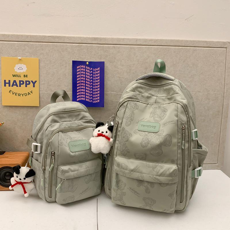 Рюкзак с принтом медведя для девочек — подойдет для студентов колледжей, старших классов, учащихся младших классов и учащихся младших классов