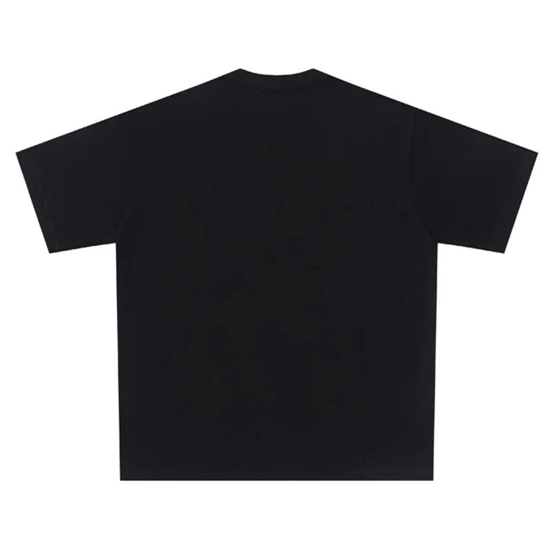 Хип-хоп Ретро 90-х Уличная одежда Футболка с аниме-принтом Мода Харадзюку Топ с коротким рукавом Готическая одежда Футболка оверсайз