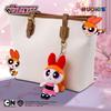 Kawaii Anime The Powerpuff Girls Blossom Bubbles Buttercup 12cm Pp Cotton Filled Plush Keychain Cartoon Pendant Doll