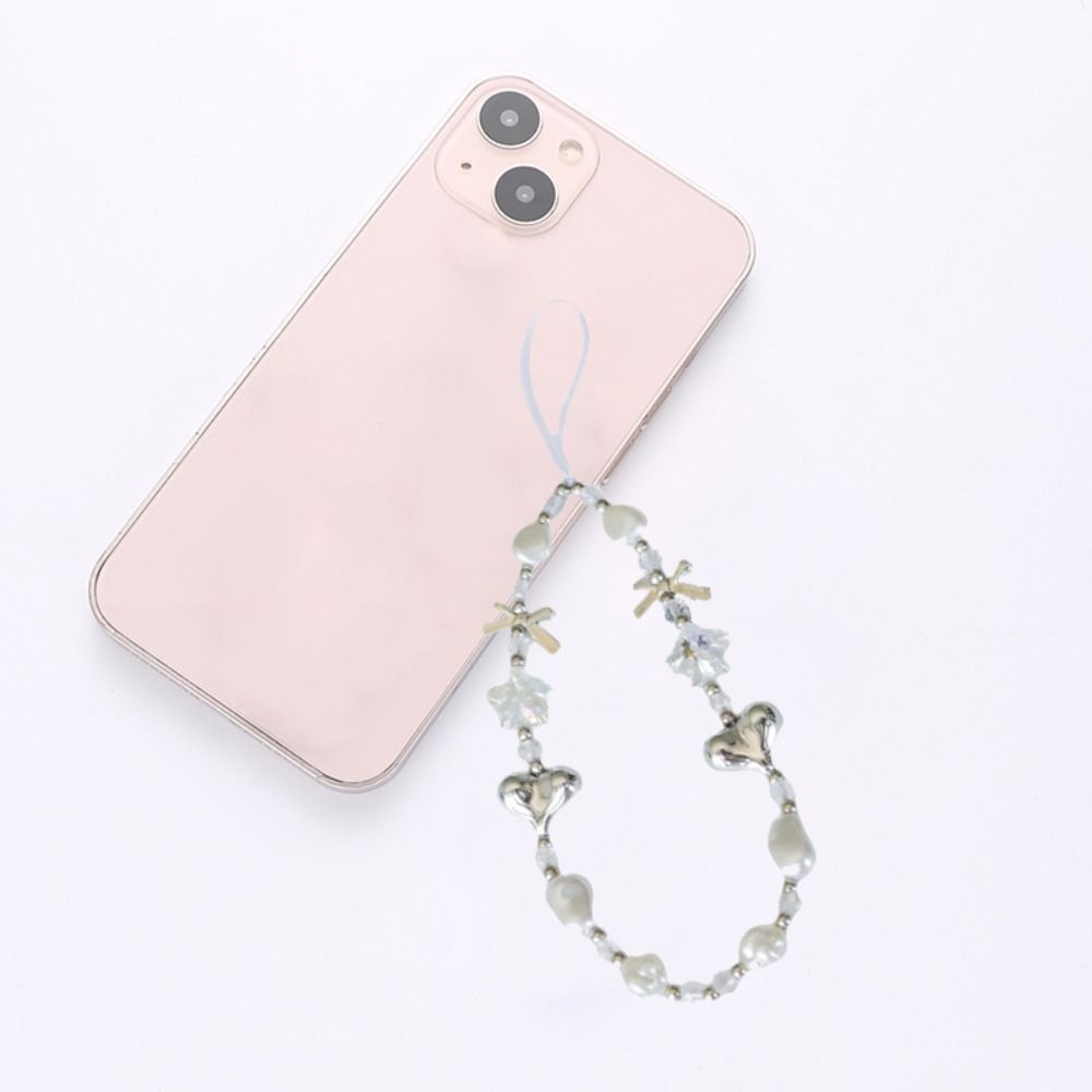 Resin Heart Mobile Phone Chain Anti-lost Y2K Mobile Phone Charms  Christmas Gifts