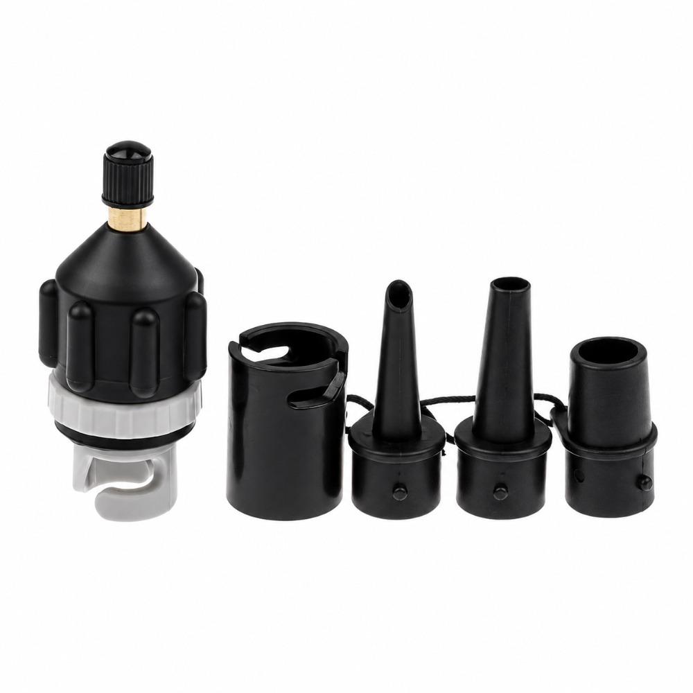 1Set PVC ABS Inflatable Pump Adapter Strong Sealing Pump Valve Adapter  for Inflatable Pool Air Bed
