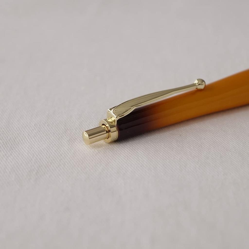 Luminio Wooden Ballpoint Premium Sunburst Rare Handcrafted in 4C Refills with Jetstream Prime and Pen, Oil-Based, 0.7mm, Knock-Style, Easy-to-Write,