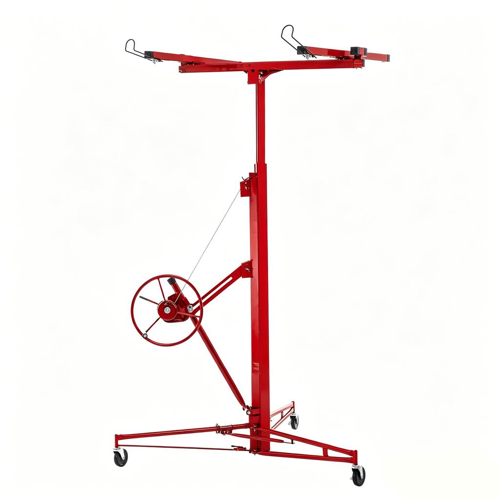 Telescopic Branch Saw with Winch, 180-470cm Height, 60 degrees Tilt Angle, Lockable Wheels & Tripod Base – Safe Tree Pruning Without a Ladder