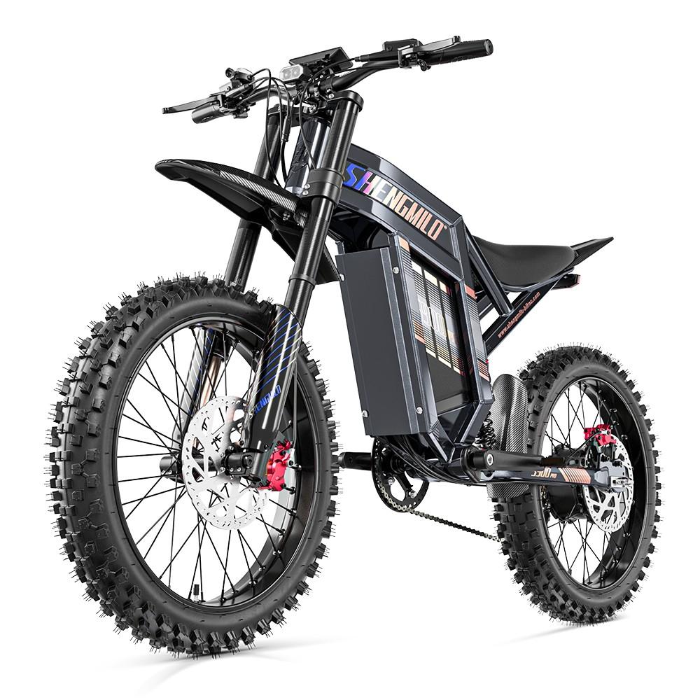 Shengmilo S900 Pro Adult Electric Bicycle 19" Fat Tyre 2100Wh Battery 65-95km Range 65km/h Max Speed Colour LCD Display