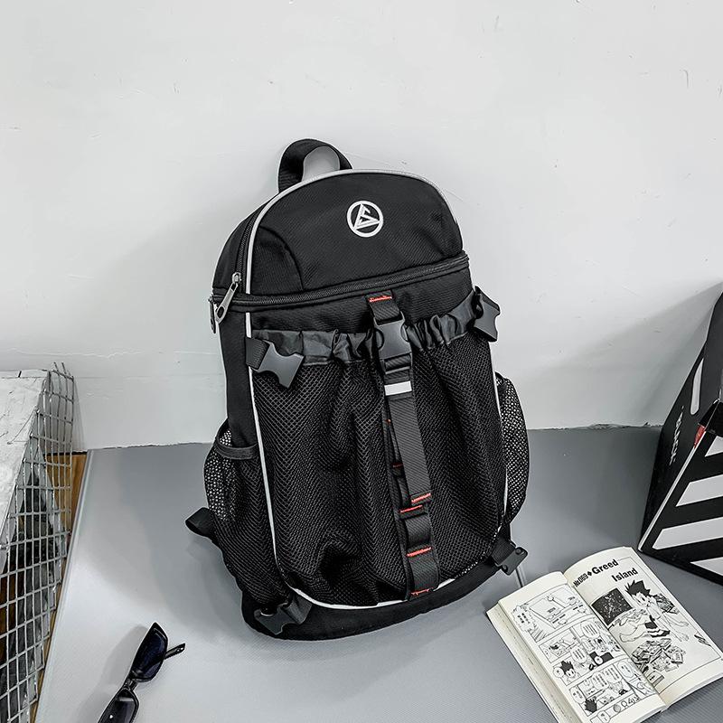 Oxford Basketball Backpack with Ball Compartment Sport Equipment Backpack Street Fashion Backpack for Volleyball Baseball Yoga