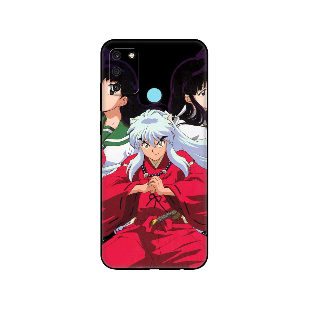 Черный чехол из ТПУ для Huawei Honor 8a Prime 8s Prime 9 Lite honor 9A 9C 9X Premium 9x Pro 9S чехол Inuyasha