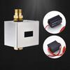 HLK DC Induction Brass Solenoid Valve Automatic Touchless Sensor for Hotel Toilet Flush Valve Water Saving Modern Design