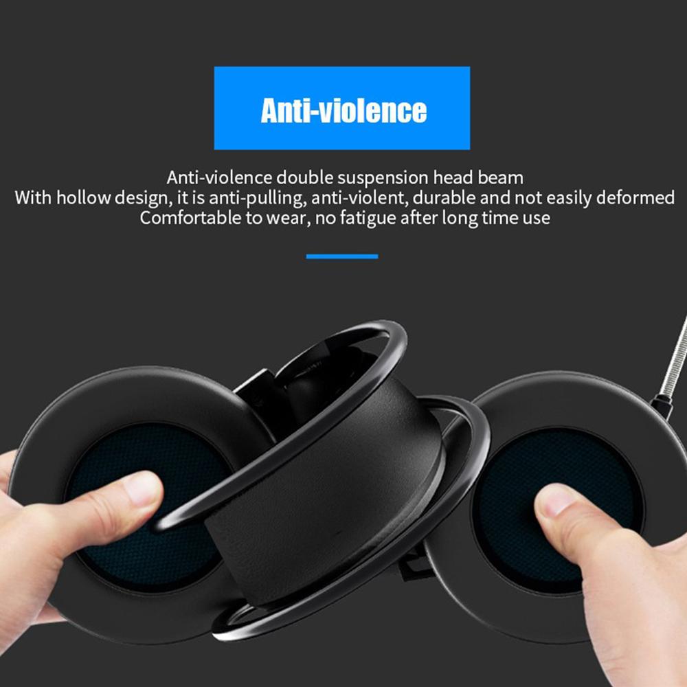 USB Gaming Headset 3.5mm Wired Headphones 7.1 Channel Stereo Surround Bass Earphone Helmet with Microphone for PC Laptop Gamer