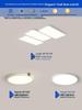 Modern Designer Piano Key Ceiling Light for Living Room - Full Spectrum Eye Protection