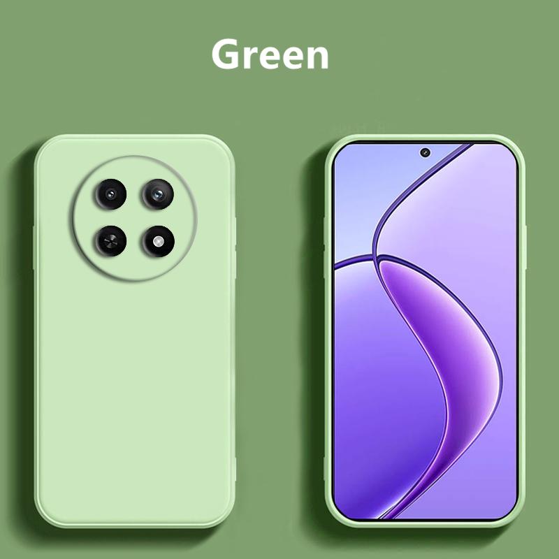 For Cover Realme 12 Case Cover for Realme 12 5G Phone Shell Bumper Liquid Silicone Back Case for Realme 12 5G