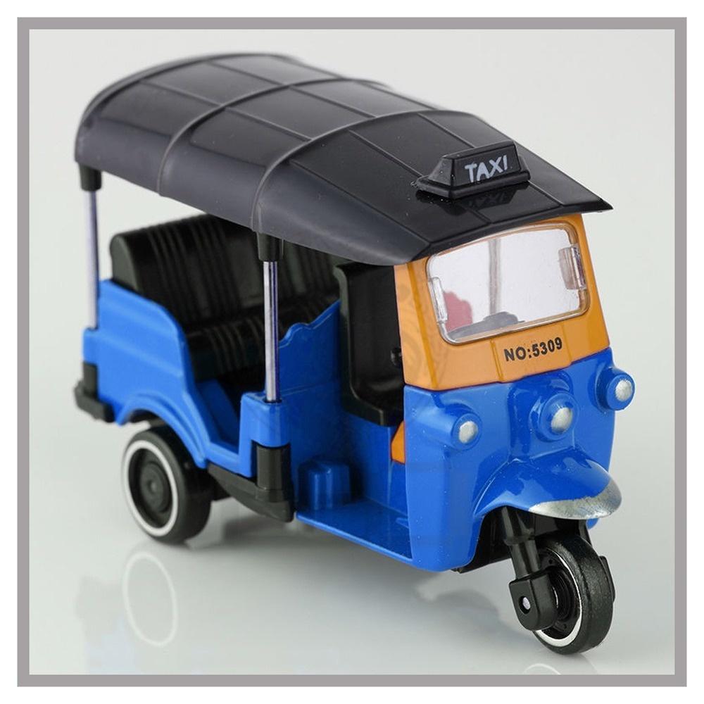 Klt 1:43 Thai Tricycle Tuk-Tuk Car Model Kids Toys For Boys Kids Toys Cars Toys