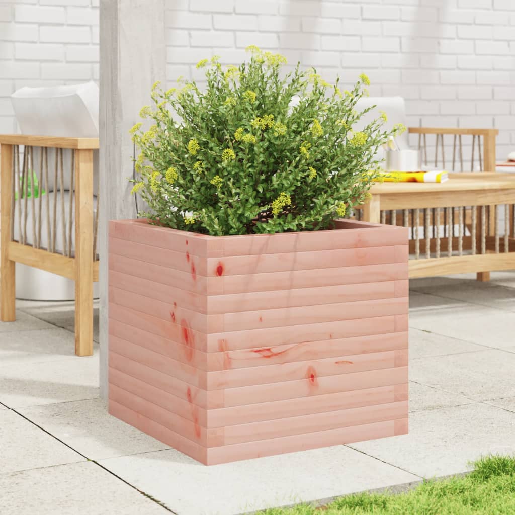 Plant Pot 50x50x45.5 cm Solid Douglas Fir Wood