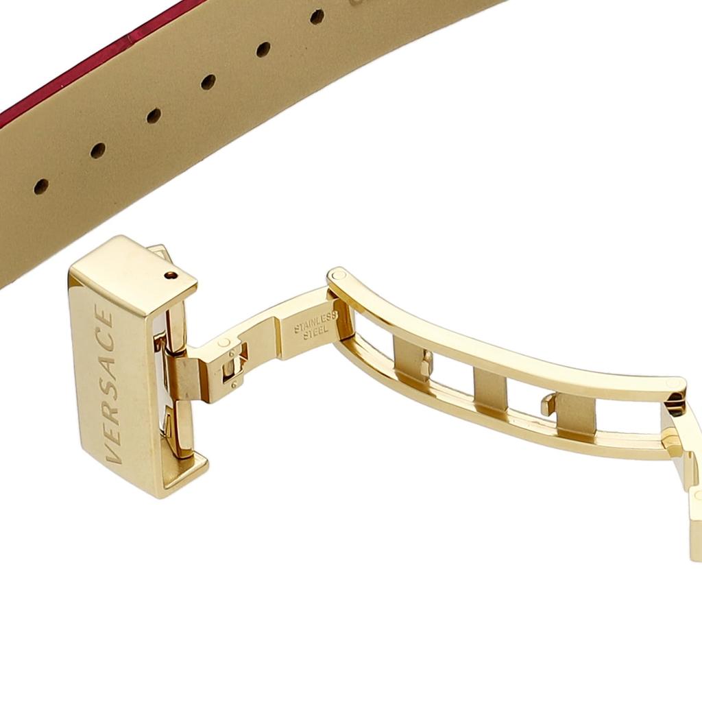 Часы MEDUSA INFINITE Красный циферблат Кварцевые ежедневные водонепроницаемые сапфировое стекло 38 мм VE3F00722 Красный [Versace] Женские [Товар]