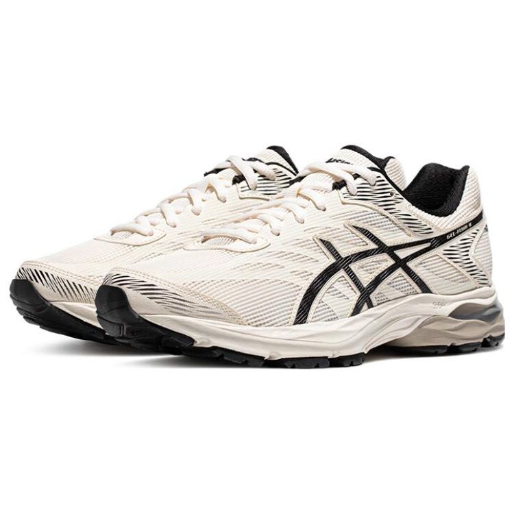 Asics Gel-Flux 4 Удобные Модные Тканевые Синтетическая Кожа Амортизирующие Износостойкие Дышащие Низкие Повседневные Кроссовки для Бега 1011B934-200